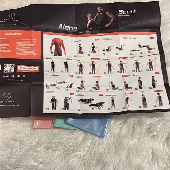 LeCardio 3-Pack Resistance Bands - Picture 3 of 9